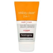 Neutrogena Visibly Clear 2in1 Wash and Mask- 150ml